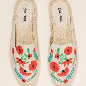 Soludos Ibiza Embroidered Mule in Sand